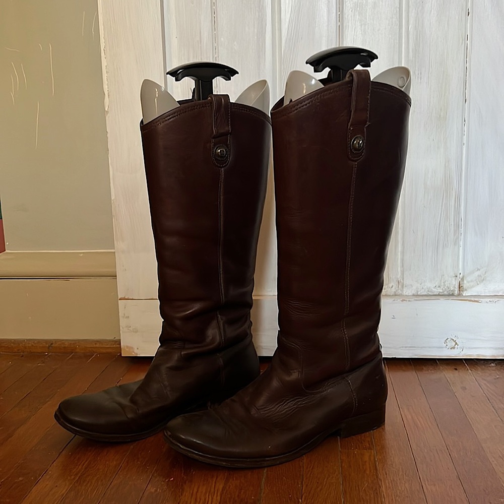 Frye tall riding boots. 8.5